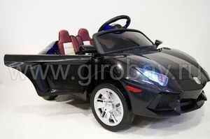 Детский электромобиль River Toys LAMBO E002EE черный фото №3
