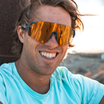 Спортивные очки HILX Savage (L) / Matt Purple Blue / Silver Lens
