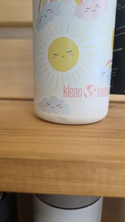 Детская бутылка Klean Kanteen Kid Classic Narrow Sippy 12oz (355 мл) Rainbows White (вмятина)