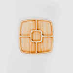 Деревянная менажница квадратная 5 отсеков из кедра