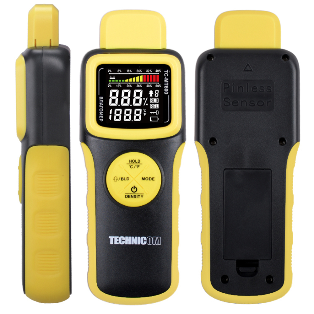 Измеритель влажности древесины бесконтактный TECHNICOM TC-MT600