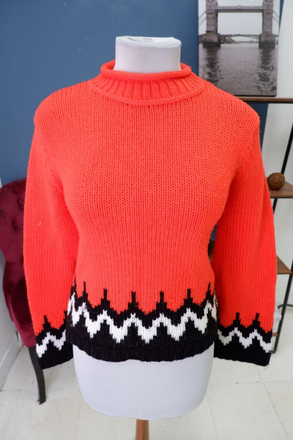 Свитер Roleezio шерстяной 42 размер