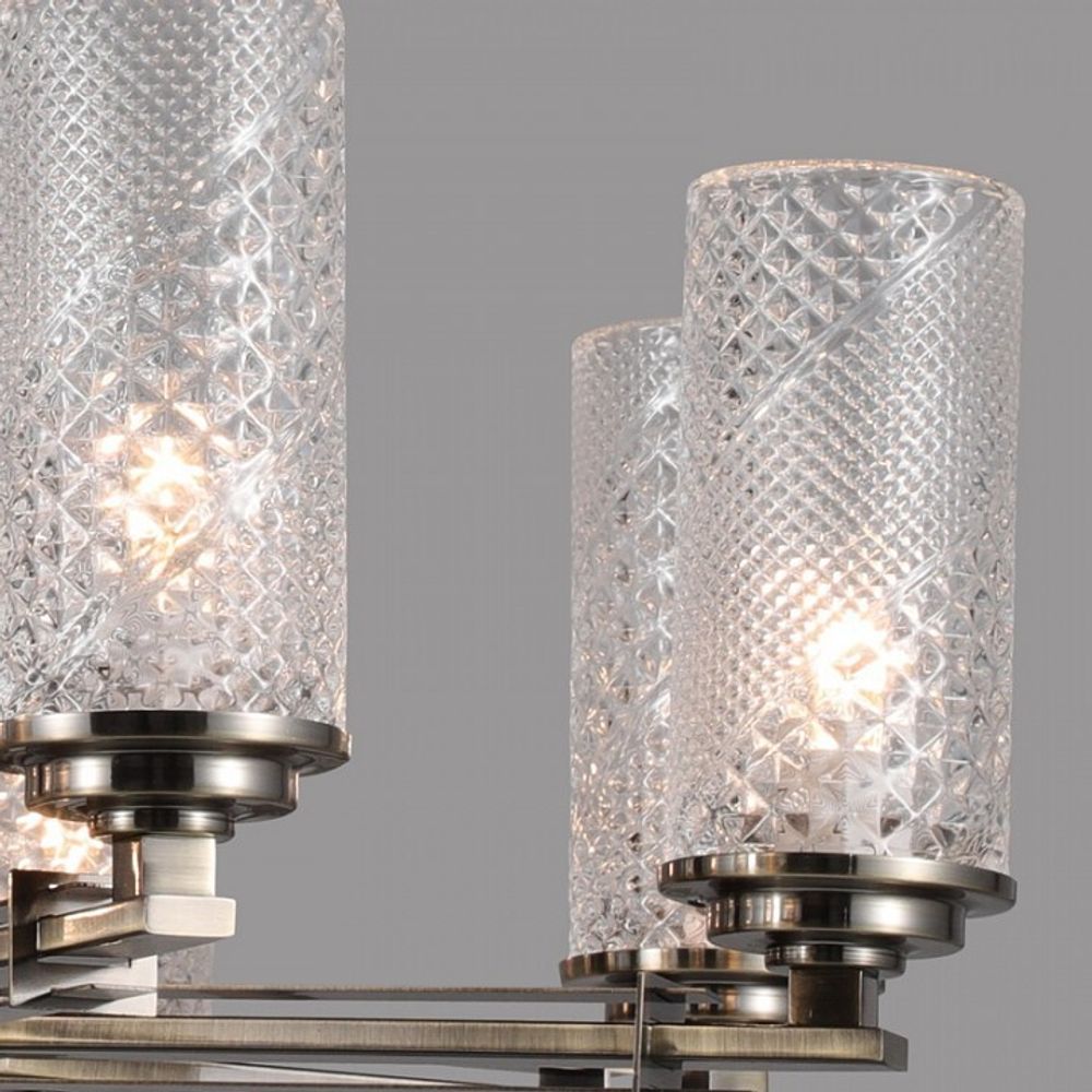 Подвесная люстра ILLUMICO  IL8682-8P-10 BR