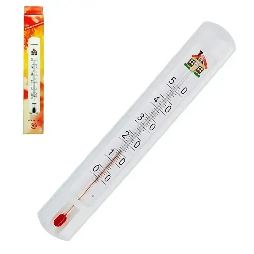 Термометр бытовой сувенирный комнатный картон ТСК-7