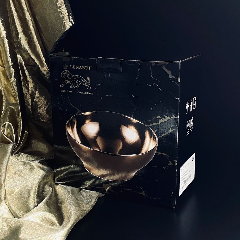 Lenardi 232-016 Салатник 26см ВИНТАЖ в под.уп.(х6)Фарфор