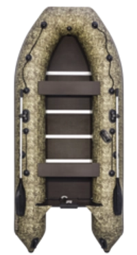 Лодка Ривьера 3600 Компакт СК Камуфляж Камыш