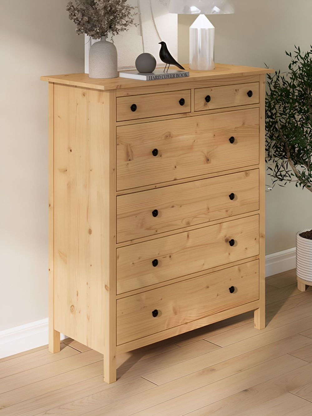 IKEA Комод КЫМОР 3 ящика, HEMNES 108*95*50, белый, КЫМОР (Хемнес ИКЕА)