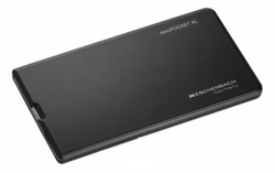 Лупа выдвижная асферическая Eschenbach EasyPocket XL 2,5x, 78x50 мм, с подсветкой, черная - фото 2