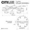Потолочная люстра Citilux Espace CL243181
