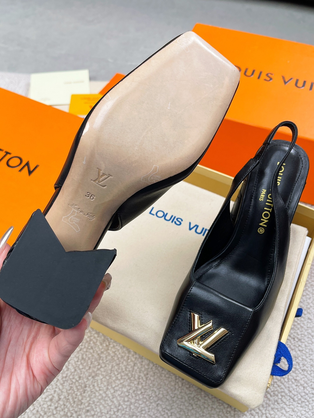 Louis Vuitton Shake Slingback Pump