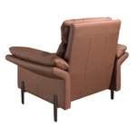 Коричневое кожаное кресло модель 5173