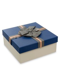 WF-80/2-A Коробка «Квадрат» цв.беж./син.