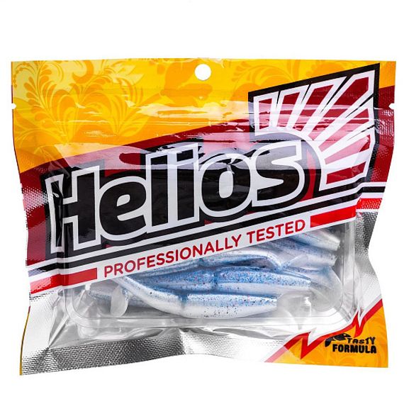 Виброхвост Guru 4,0&#39;/10,16 см Blue Fish 7шт. (HS-30-052) Helios