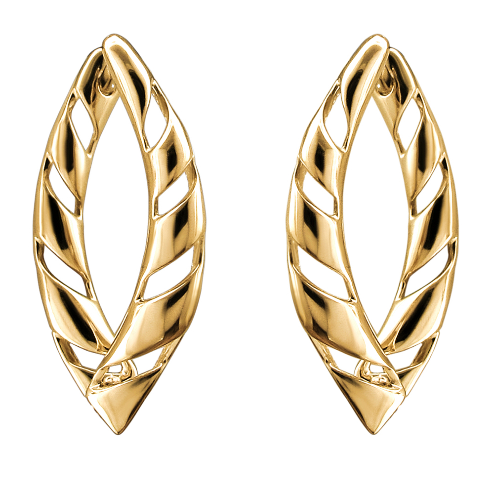 Серьги из жёлтого золота 585 пробы JA-S-С0313240