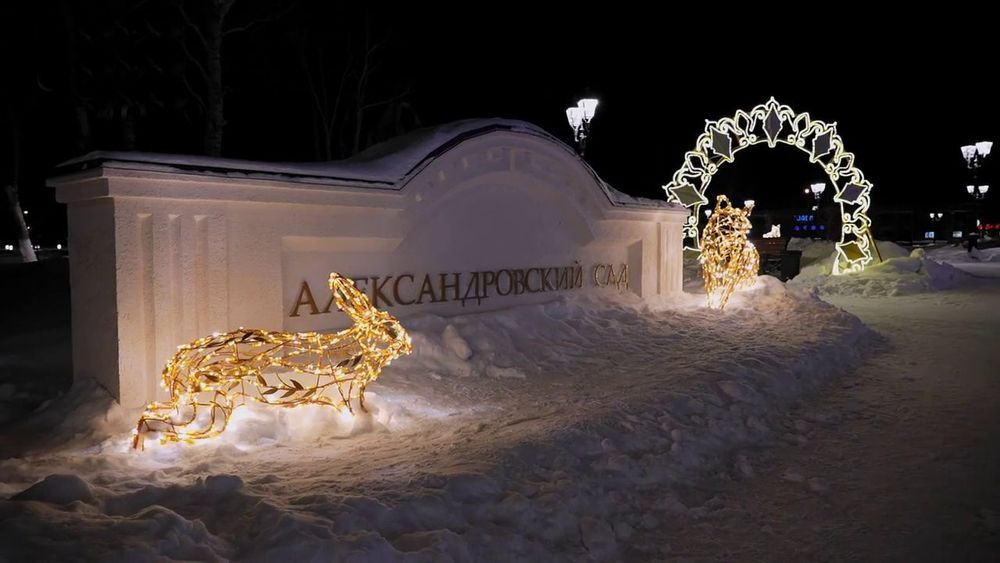 Светодиодная фигура "Заяц бегущий"