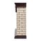 Каминокомплект: Очаг Electrolux EFP/P-3020LS N, портал Bricks 30 камень бежевый, шпон темный дуб — (2)