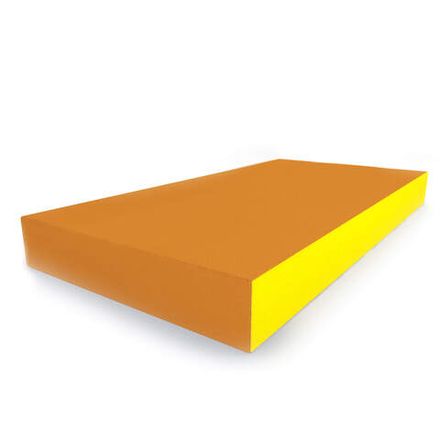 Мягкий щит (мат) одинарный 0,5м (оранжевый/желтый)