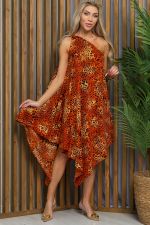 Платье Лабиринт любви (оранжевое) П12728-15 LT Collection