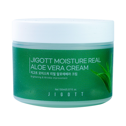 JIGOTT Крем для лица АЛОЕ Moisture Real Aloe Vera Cream, 150 мл