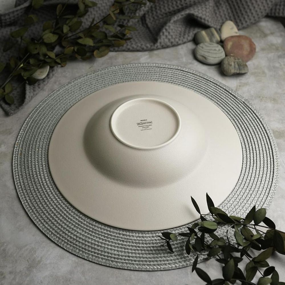 Тарелка глубокая 400 мл d 27 см h5 см   Noble [6]