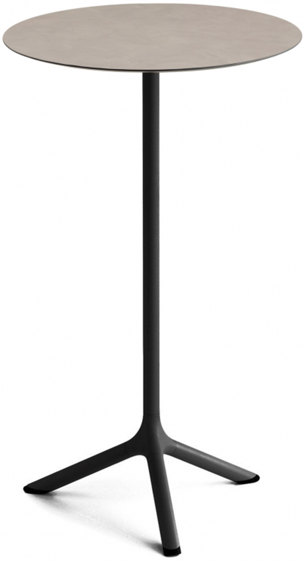 Стол ламинированный барный Scab Design Tripe, черный, тортора шпатель