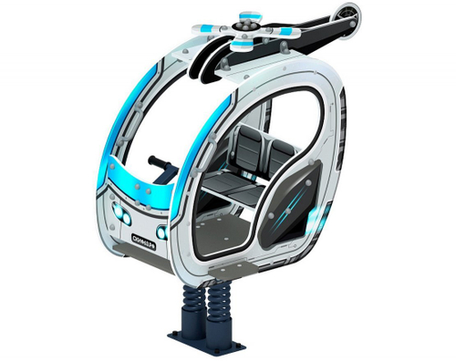 Качалка на пружине Вертолетик (техно) ИО 23.03.04-03