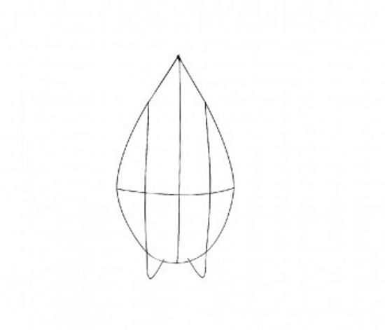 Ритуальный каркас-капля 2В (740*440)