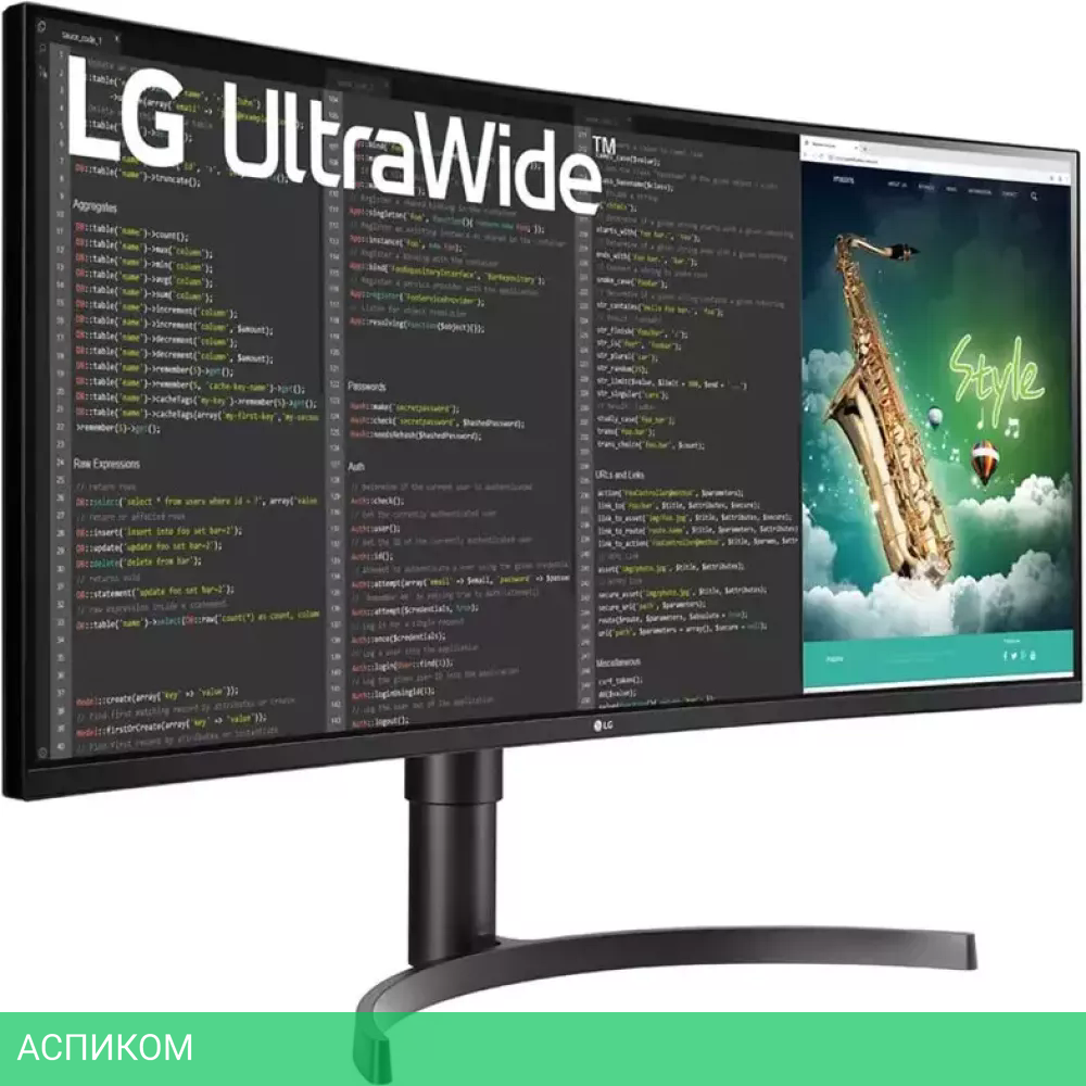 Монитор LG UltraWide 35WN75CP-B