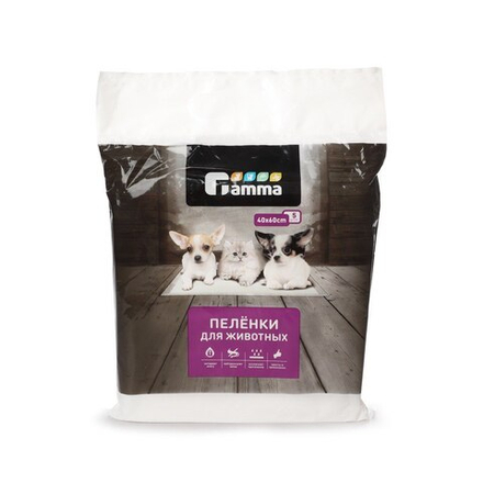 Пеленки для животных 40х60см, 5шт Triol