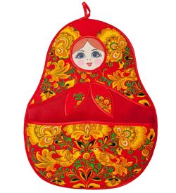 ТК-236 Подвесной кармашек «Матрешка» (синий)
