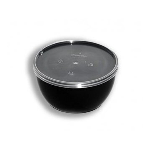 Пресс банка 360мл. d-112, (ЧЕРНАЯ) круглая с крышкой. 216шт/кор. (ВЗЛП)