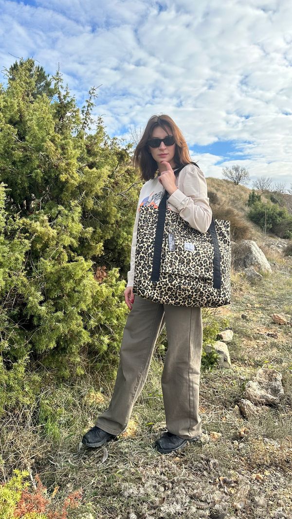 Шоппер Utility Cheetah print леопард - фото 4