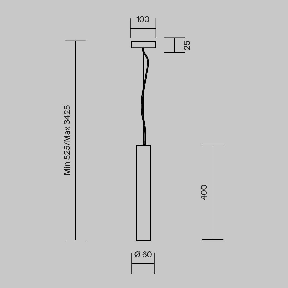 Подвесной светильник Maytoni   MOD461PL-L5BGK