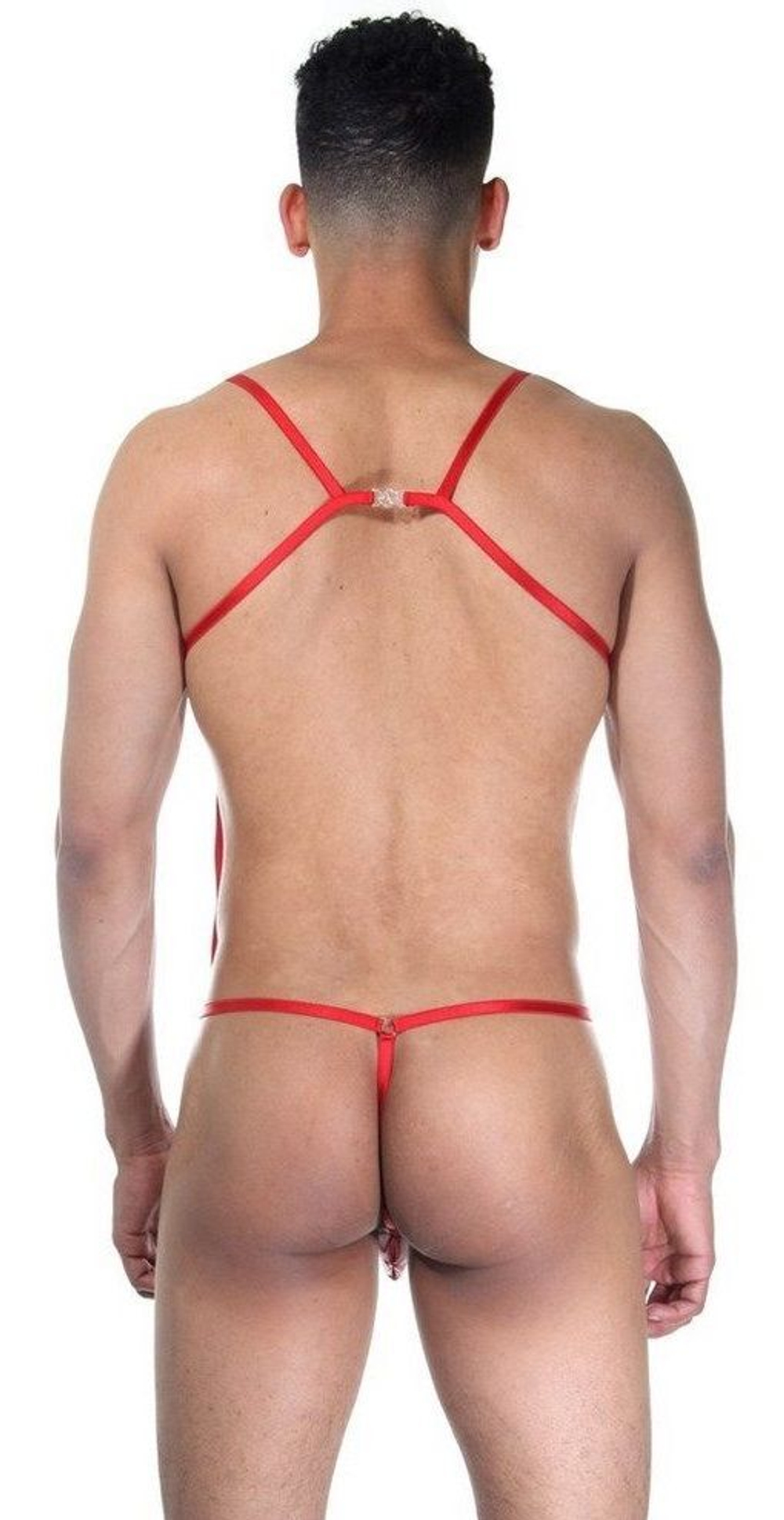 Сексуальное красное мужское боди (Размер: S-M) (Цвет: красный)