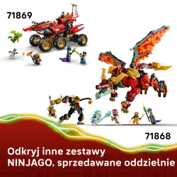 Конструктор LEGO Ninjago 71868 Трансформирующийся дракон-мех Вайлдфайр — фото 7