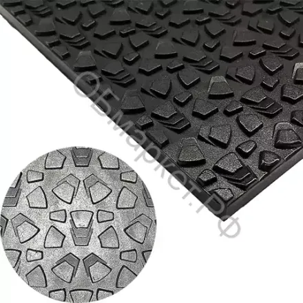 Полиуретан Basf X-Profi 6,2мм (45х10см)(раптор), чёрный