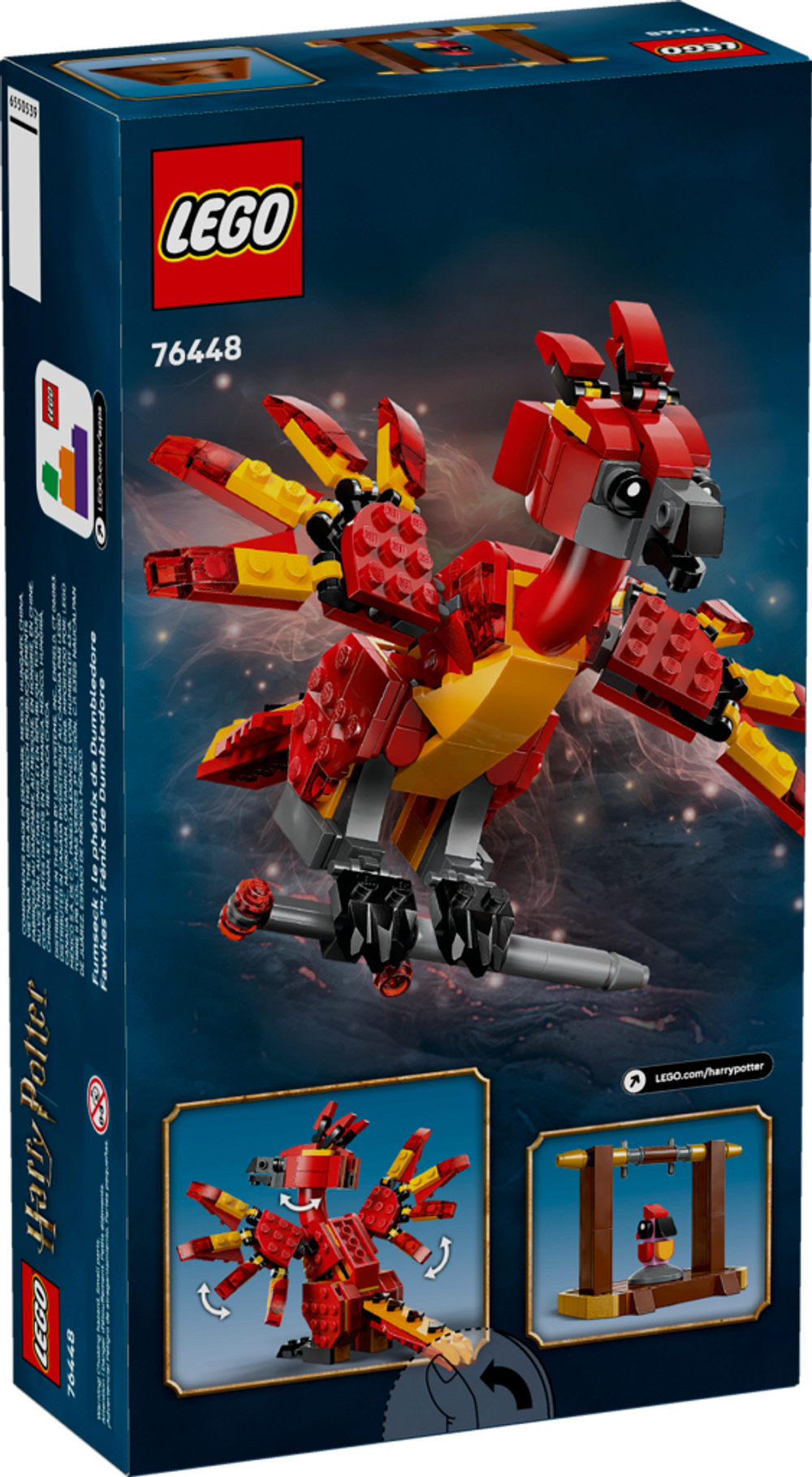 LEGO Harry Potter 76448 «Феникс Дамблдора — Фоукс» — волшебная птица Хогвартса