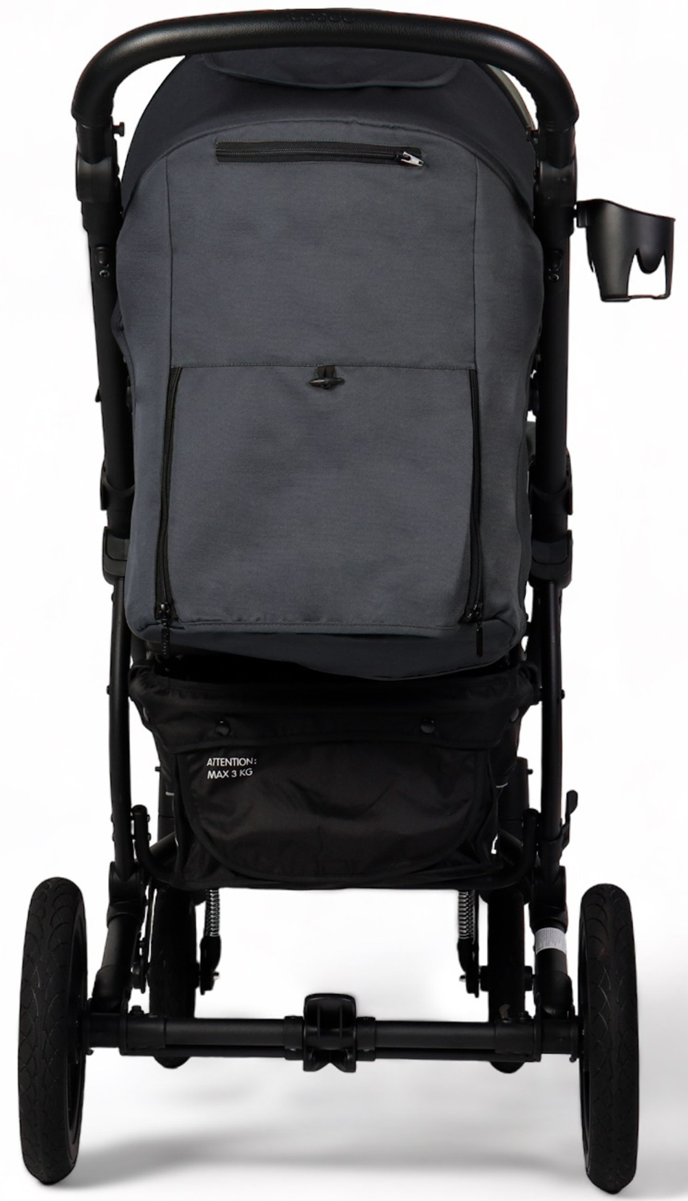 Коляска детская прогулочная Bubago арт.BG 129-1 MODEL ONE цвет темно-серый
