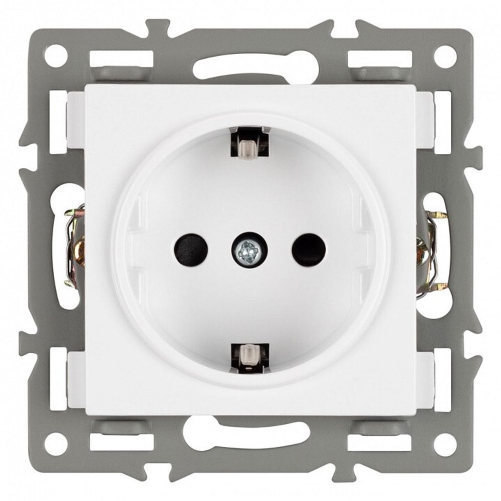 Розетка с заземлением и со шторкой, без рамки Arlight SCT 043730