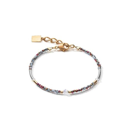 Браслет Coeur de Lion Light Blue-Gold 5080/30-0745