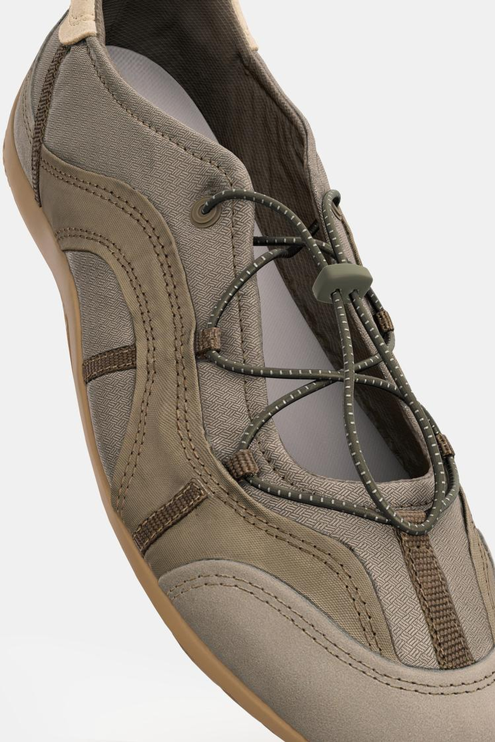 ZARA СПОРТИВНЫЕ БАЛЕТКИ С ЭЛАСТИЧНЫМИ РЕМЕШКАМИ, ЗЕЛЕНЫЙ