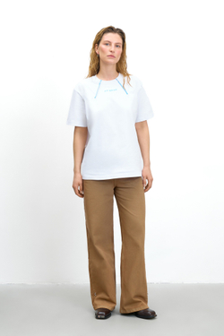 Джинсы WIDE HOOK бежевый