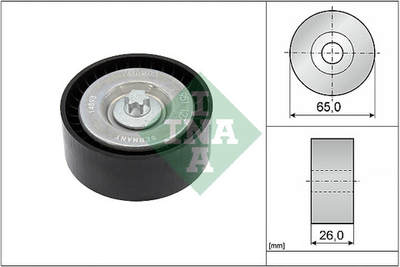 Schaeffler INA - 532063010-INA - Deflection/Guide Pulley, V-ribbed belt