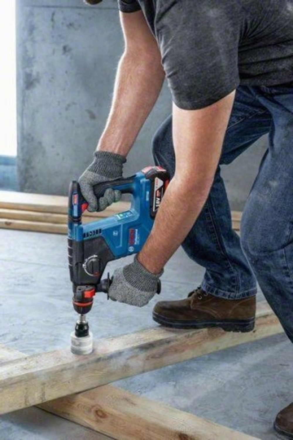 Перфоратор аккумуляторный BOSCH GBH 187-LI ONE Chuck бесщеточный 0611923123
