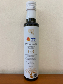 Оливковое масло нерафинированное VAFIS 0.3 Extra Virgin от NIKITAKIS в стекл. бут. 250 мл, Греция