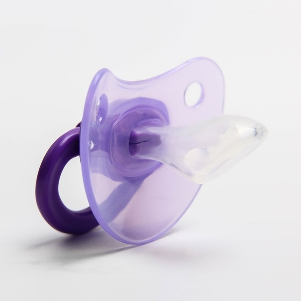 4463737 Соска-пустышка ортодонтическая, силикон, от 0 мес., арт. С20060, цвет МИКС