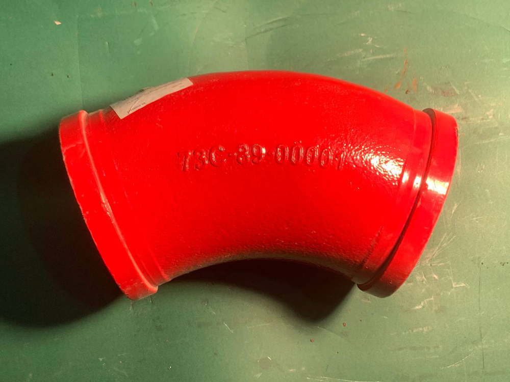 Угол бетоновода DN125*R315*42