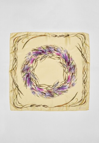 Шелковый платок JUSAN YELLOW  70x70