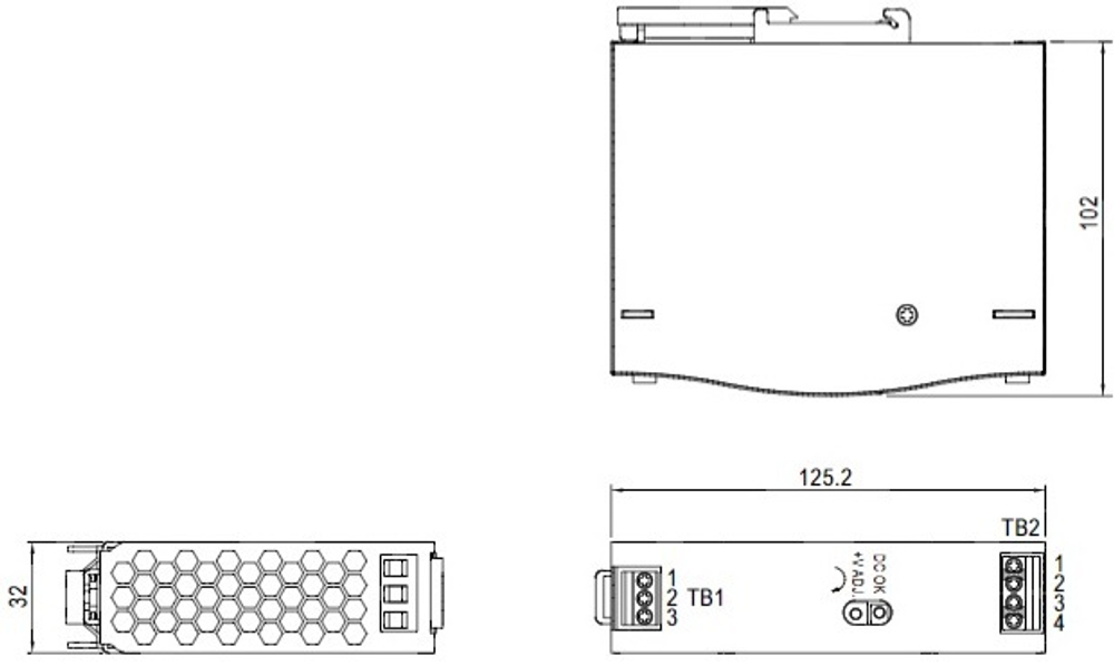 Преобразователь AC-DC сетевой Mean Well SDR-75-24