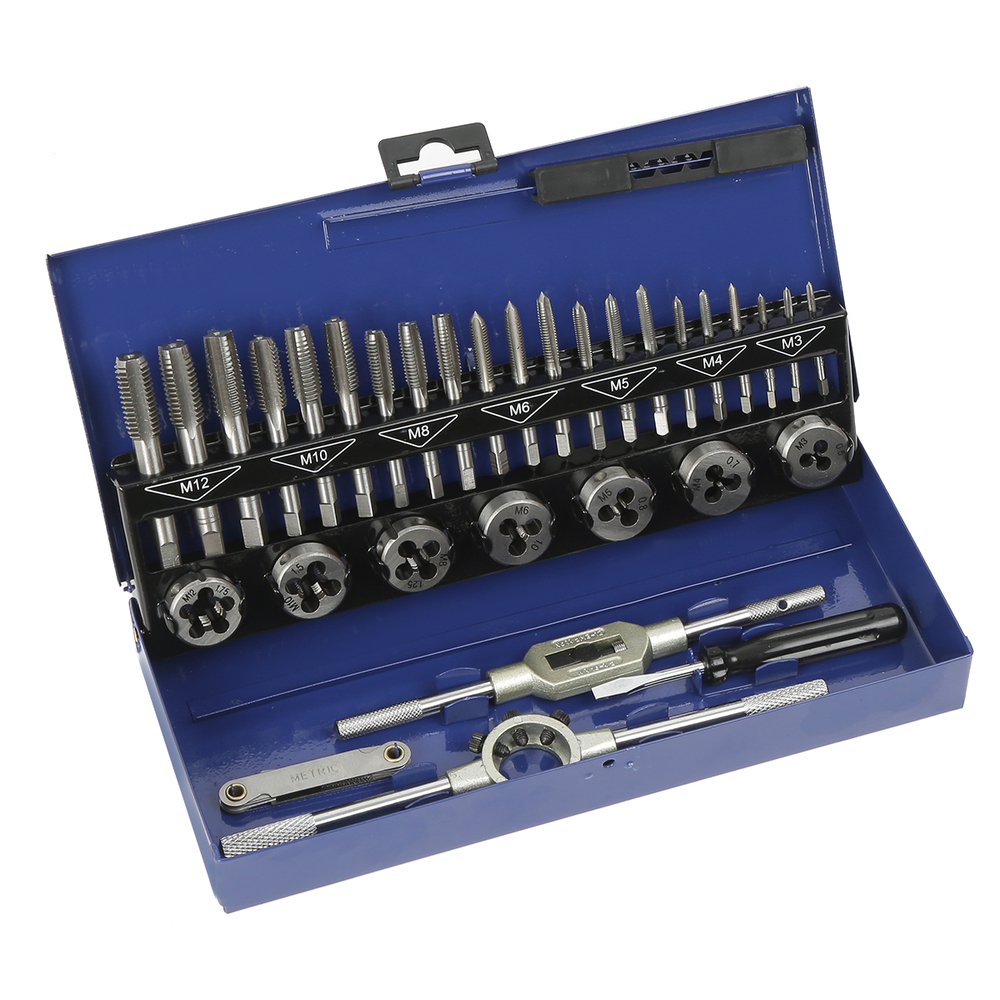 Набор метчиков и плашек 32 предмета Car-Tool CT-W032